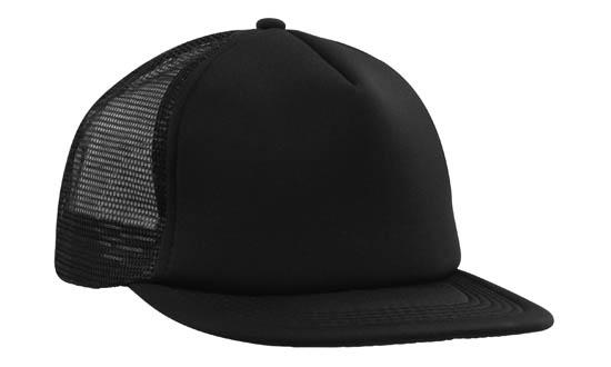 Trucker Mesh Cap w/ Foam Front & Flat Peak