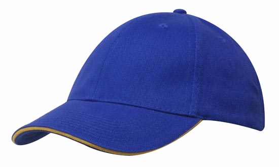 Brushed Heavy Cotton Cap w/ Sandwich Trim