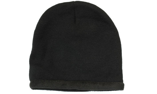 Roll Down Acrylic & Polar Fleece Skull Beanie Toque